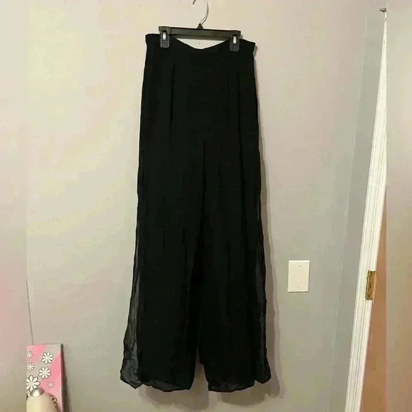 TADASHI Flowy Black Dress Pant Size 8 - Picture 2 of 11